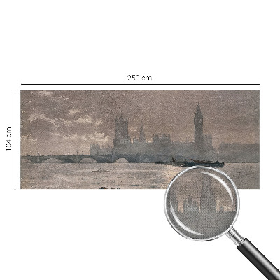 Fotobehang zelfklevend Nachtpanorama