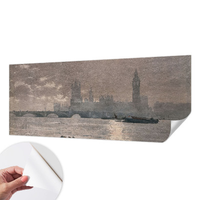 Fotobehang zelfklevend Nachtpanorama