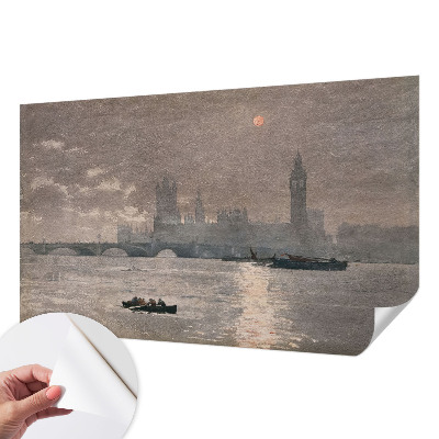 Fotobehang zelfklevend Nachtpanorama