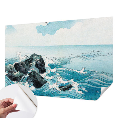 Foto behang voor de kinderkamer met een zeegezicht