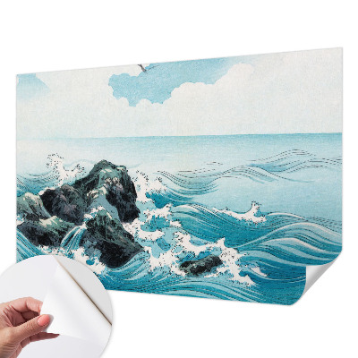 Foto behang voor de kinderkamer met een zeegezicht