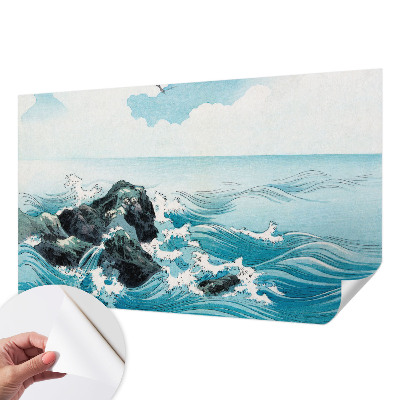 Foto behang voor de kinderkamer met een zeegezicht