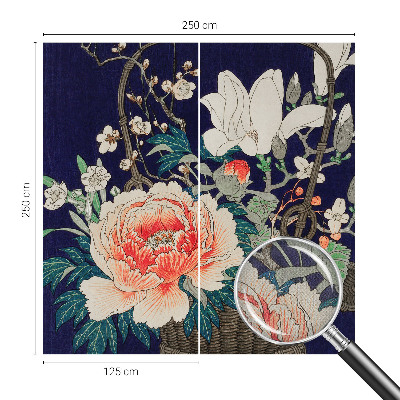 Fotobehang voor kinderkamer Bloemenmand