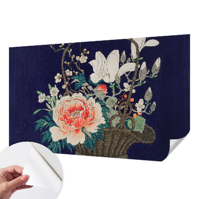 Fotobehang voor kinderkamer Bloemenmand
