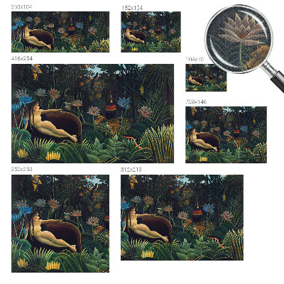 Fotobehang voor de kinderkamer met een exotische junglemotief