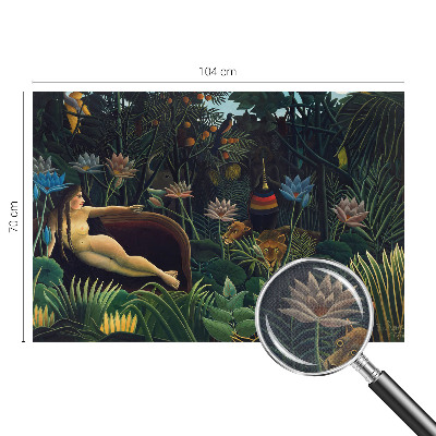 Fotobehang voor de kinderkamer met een exotische junglemotief
