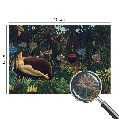 Fotobehang voor de kinderkamer met een exotische junglemotief