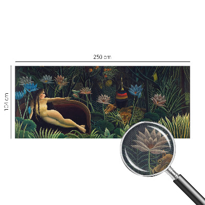 Fotobehang voor de kinderkamer met een exotische junglemotief