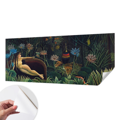 Fotobehang voor de kinderkamer met een exotische junglemotief
