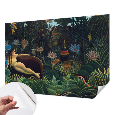 Fotobehang voor de kinderkamer met een exotische junglemotief