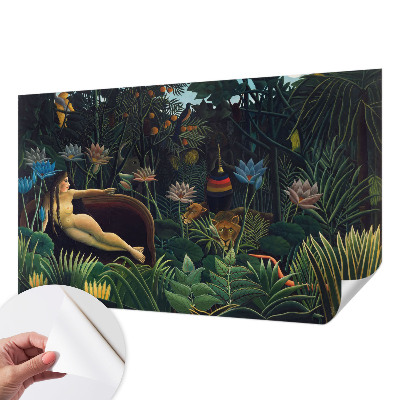 Fotobehang voor de kinderkamer met een exotische junglemotief