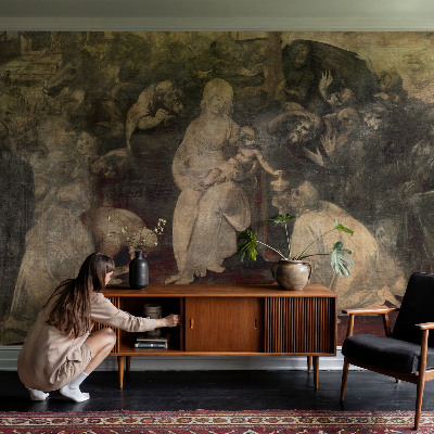 Fotobehang babykamer Geestelijke ontmoeting