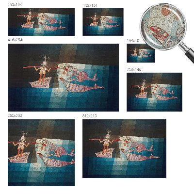 Zelfklevend fotobehang Visser-jager