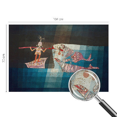 Zelfklevend fotobehang Visser-jager