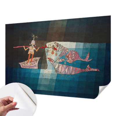 Zelfklevend fotobehang Visser-jager