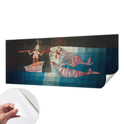 Zelfklevend fotobehang Visser-jager