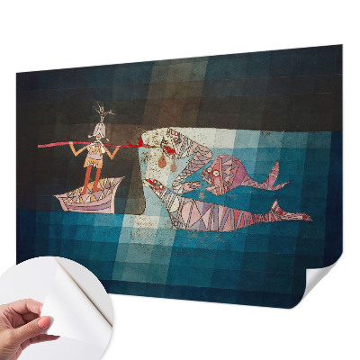 Zelfklevend fotobehang Visser-jager