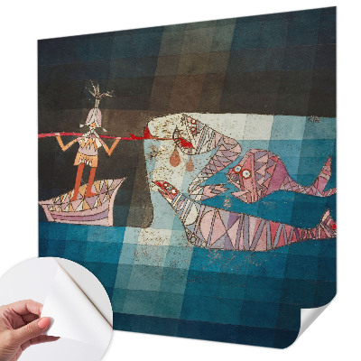 Zelfklevend fotobehang Visser-jager