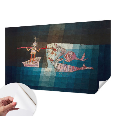 Zelfklevend fotobehang Visser-jager