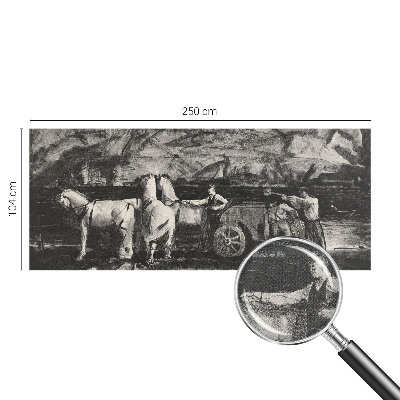 Fotobehang zelfklevend Dorpsscène