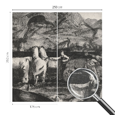 Fotobehang zelfklevend Dorpsscène