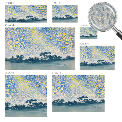 Zelfklevend fotobehang op maat Sterabstractie