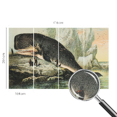 Zelfklevende behangsticker met het motief 'Zeegigantisme'