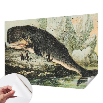 Zelfklevende behangsticker met het motief 'Zeegigantisme'