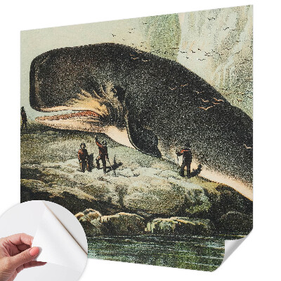 Zelfklevende behangsticker met het motief 'Zeegigantisme'