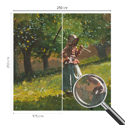 3D fotobehang met het ontwerp 'Herfstmiddag'