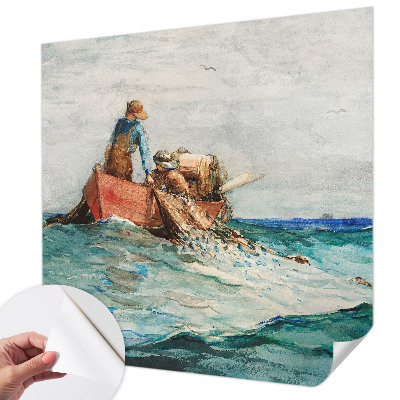 Foto behang voor de kinderkamer met een zee-expeditie thema