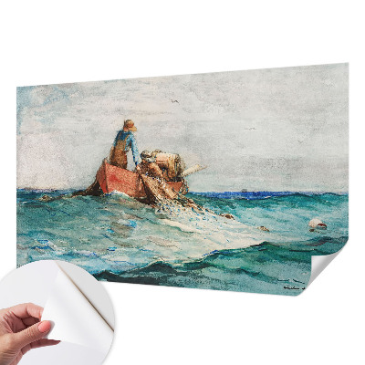 Foto behang voor de kinderkamer met een zee-expeditie thema