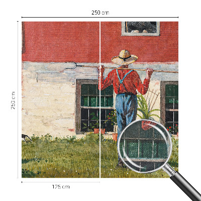 Fotobehang kinderkamer Dorpsscène