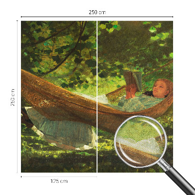 Fotobehang voor kinderkamer Ontspannen in een hangmat