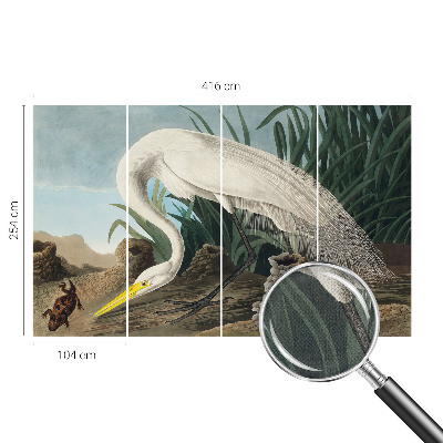 Fotobehang voor de kinderkamer Majestueuze reiger