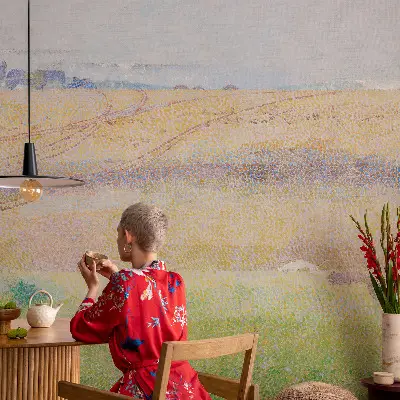 Fotobehang tienerkamer met het motief 'Zomerveld' geschikt voor een tienerkamer