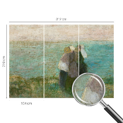 Foto behang voor de keuken Weerspiegeling aan zee