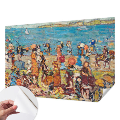 Fotobehang zelfklevend met een strandscène