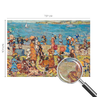 Fotobehang zelfklevend met een strandscène