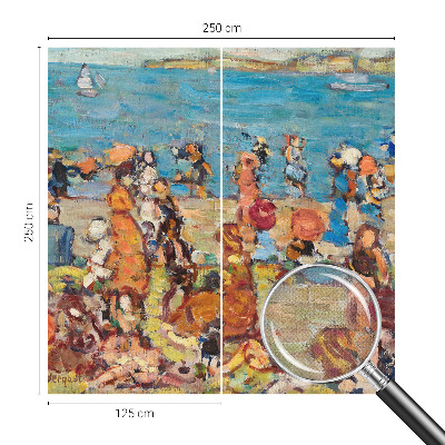Fotobehang zelfklevend met een strandscène