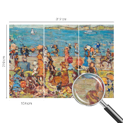 Fotobehang zelfklevend met een strandscène