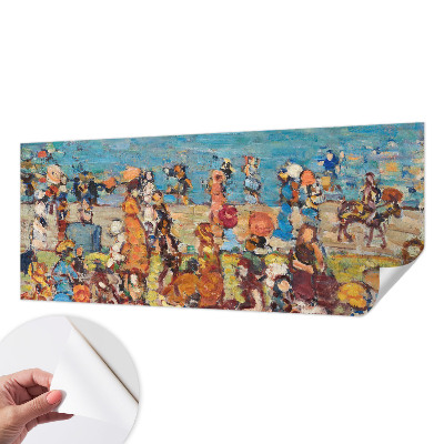 Fotobehang zelfklevend met een strandscène