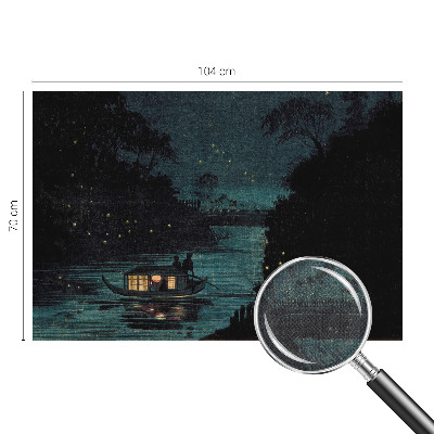 Zelfklevend fotobehang op maat Avondlichten