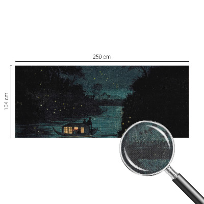 Zelfklevend fotobehang op maat Avondlichten