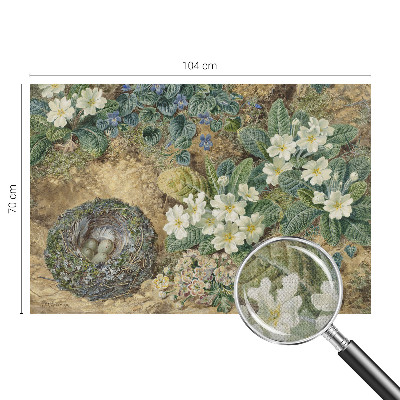 3D fotobehang Lente compositie