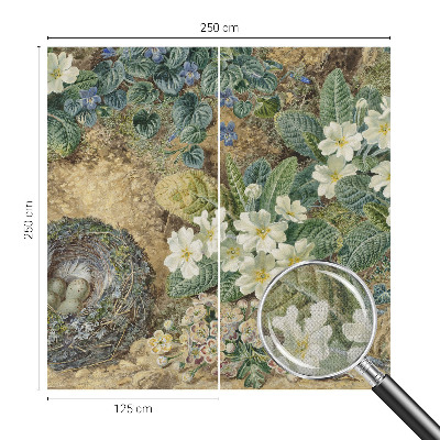 3D fotobehang Lente compositie