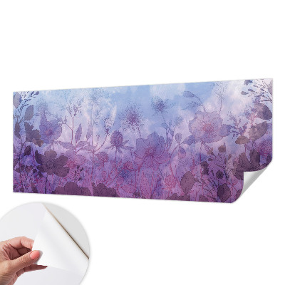 Foto behang voor de kinderkamer Pastelkleurige bloemen
