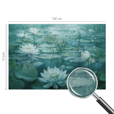 Fotobehang kinderkamer Waterbloemen