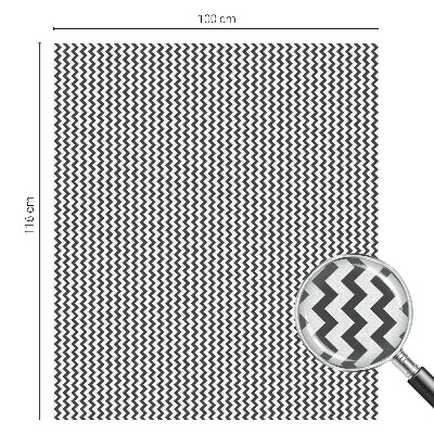 Anti inkijk raamfolie Zigzagpatroon