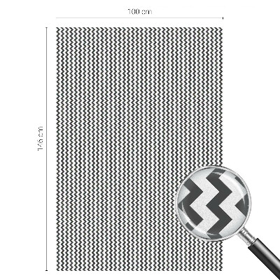 Anti inkijk raamfolie Zigzagpatroon